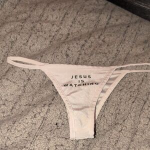 Jesus Is Watching Thong